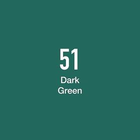 Del Rey 5789657 Twin Marker BG51 Dark Green Keçe Uçlu Kalem