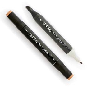 Del Rey 5789712 Twin Marker BR95 Burnt Sienna Keçe Uçlu Kalem