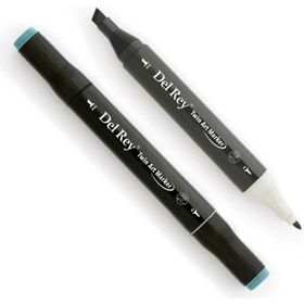 Del Rey 5789730 Twin Marker BG9 Blue Grey Keçe Uçlu Kalem