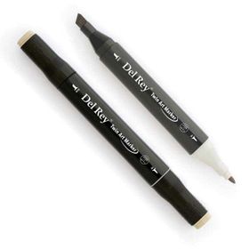 Del Rey 5789748 Twin Marker WG2 Warm Grey Keçe Uçlu Kalem