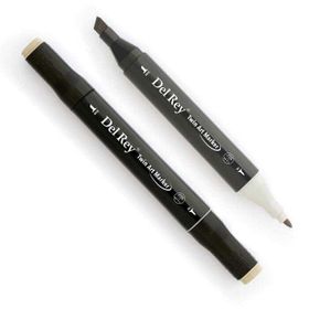 Del Rey 5789748 Twin Marker WG2 Warm Grey Keçe Uçlu Kalem