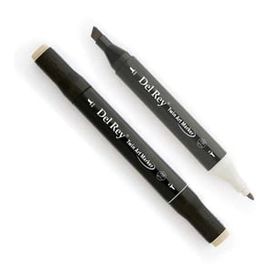 Del Rey 5789748 Twin Marker WG2 Warm Grey Keçe Uçlu Kalem