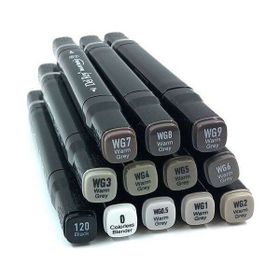 Del Rey 5798185 12 Sıcak Gri Renkler Twin Marker Çantalı Set