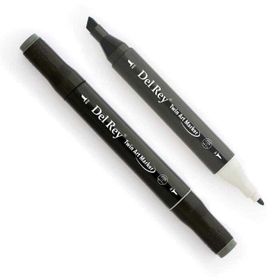 Del Rey CG6 Cool Grey Twin Çift Uçlu Marker Kalem