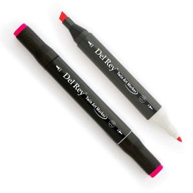 Del Rey F125 Fluorescent Rose Twin Marker