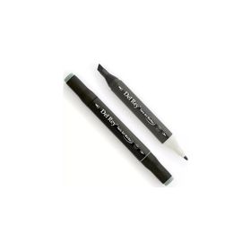 Del Rey GG5 Green Grey Twin Çift Uçlu Marker Kalem