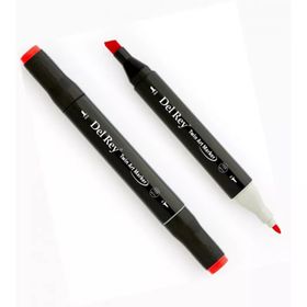 Del Rey R13 Scarlet Twin Çift Uçlu Marker Kalem