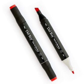Del Rey R13 Scarlet Twin Çift Uçlu Marker Kalem