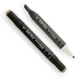 Del Rey Twin Çift Uçlu WG5 Warm Grey Marker Kalem