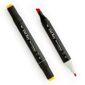 Del Rey Twin Çift Uçlu YR24 Marigold Marker Kalem