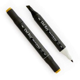 Del Rey Twin Marker Y42 Bronze Green Keçe Uçlu Kalem