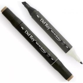 Del Rey WG7 Warm Grey Twin Çift Uçlu Marker Kalem