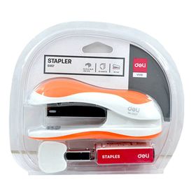 Deli 0357 Turuncu 3 Parça 20 Sayfa Zımba Seti