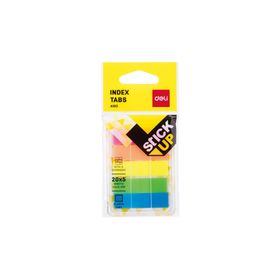 Deli A10202 44x12 cm 5 Renk Plastik Kutulu İndeks İşaret Bandı