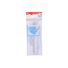 Deli G02404 4'lü 15 cm Cetvel Seti