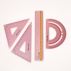 Deli G02404 4'lü 15 cm Cetvel Seti