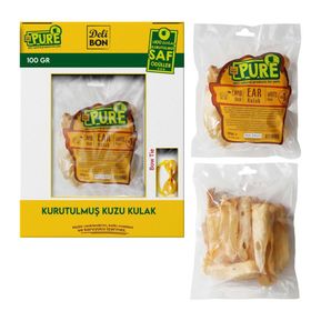 Delibon 100 gr Kurutulmuş Kuzu Kulak Köpek Ödül Maması
