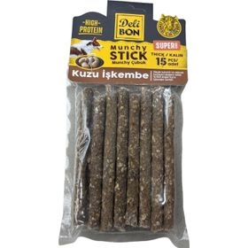 Delibon 15 Adet Kalın Munchy Stıck Köpek Çiğneme Ödül Çubukları