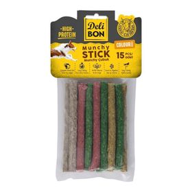 Delibon 15 Adet Munchy Renkli Çubuk Köpek Ödülü