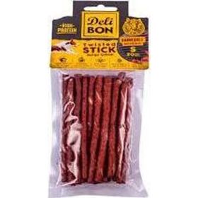 Delibon 20 Adet İnce Deri Burgu Çubuk Barbekü Aromalı İnce Boy Kemik