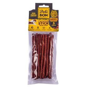 Delibon 20 Adet İnce Deri Burgu Çubuk Barbekü Aromalı İnce Boy Kemik