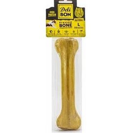 Delibon 22 cm M Boy Naturel Deri Press Köpek Kemik