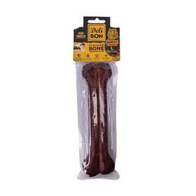 Delibon 22 cm Medium Barbekü Aromalı Deri Pres Kemik Köpek Ödülü