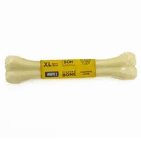 Delibon 27 cm Beyaz Deri Köpek Çiğneti Pres Kemik