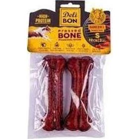 Delibon 2'li S Barbekü Soslu 12 cm Köpek Kemik Ödül Maması