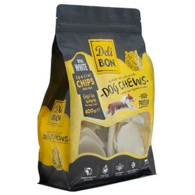 Delibon 400 gr Beyaz Blok Torba Köpek Cipsi