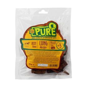 Delibon 5 cm 100 gr Kurutulmuş Fileto Dana Akciğer Köpek Ödül Maması