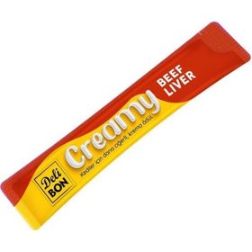 Delibon Creamy Dana Ciğerli 15 gr Sıvı Kedi Ödül Maması