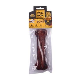 Delibon Deri Pres Barbekü Aromalı Kemik Medium 15 cm Köpek Ödül Maması