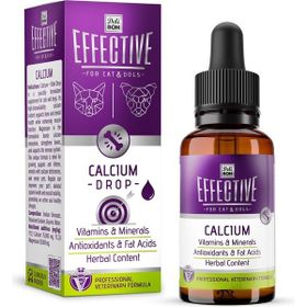 Delibon Effective 50 ml Kedi ve Köpek Takviye Ürünü Kalsiyum Desteği