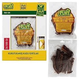 Delibon Kurutulmuş Sakatat Kuzu Gırtlak 3x100 gr Köpek Ödül Kemik Maması
