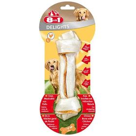 Delights Sekizi Bir Arada Burgu Ağız Bakım Large 85 gr Köpek Kemiği