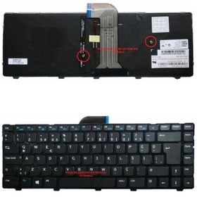 Dell Inspiron 14R-N5437 Siyah Klavye