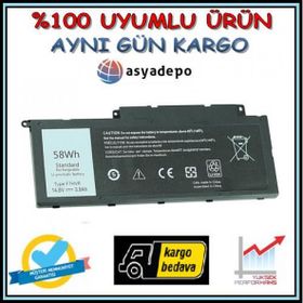 Dell Inspiron 15 7537 Siyah Notebook Batarya Pil
