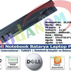 Dell Inspiron 1564R Notebook Batarya - Pil