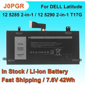 Dell Latitude 12-5285 2-in-1 Notebook Bataryası Laptop Pil