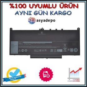 Dell Latitude 7270 Uyumlu Laptop Batarya