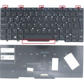 Dell Latitude E7470 MODEL-1 127140099557 Uyumlu Laptop Klavye