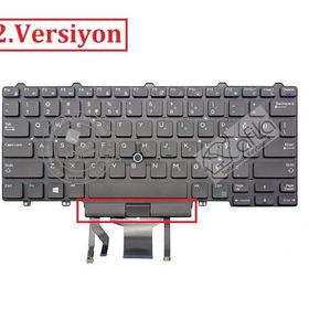 Dell Latitude E7480 VER-1 Klavye