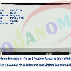 Dell M4TK3 0M4TK3 15.6 Slim Led Uyumlu LCD Ekran Panel