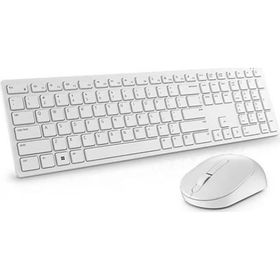Dell Pro KM5221W Beyaz Kablosuz İngilizce Klavye Mouse Seti