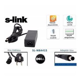 Dell Standart 19.5V 2.31A 7.4X5.0X0.6 S-LINK SL-NBA415 45w Uyumlu Laptop Adaptör