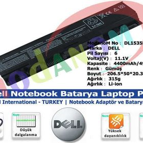 Dell Studio 1557 Notebook Bataryası