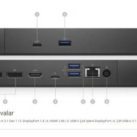 Dell WD19DCS 240 W Performance Dock Çoklayıcı