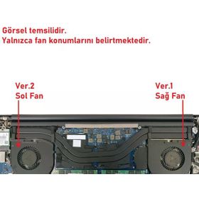 Dell XPS P56F003 V1 Sağ Fan