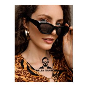 Della Pianto Unisex Vintage Güneş Gözlüğü Siyah